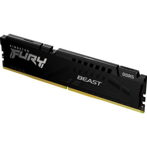 Модуль памяти для компьютера DDR5 16GB 6800 MHz Beast Black Kingston Fury (ex.HyperX) (KF568C34BB-16) - Нулевой остаток (Feed)  - Нулевой остаток (Feed) 