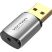 Звуковая плата Vention Audio USB 1х3,5mm jack 4pin Metal (OMTP-CTIA) (CDLH0) - Звуковые платы  - Звуковые платы 