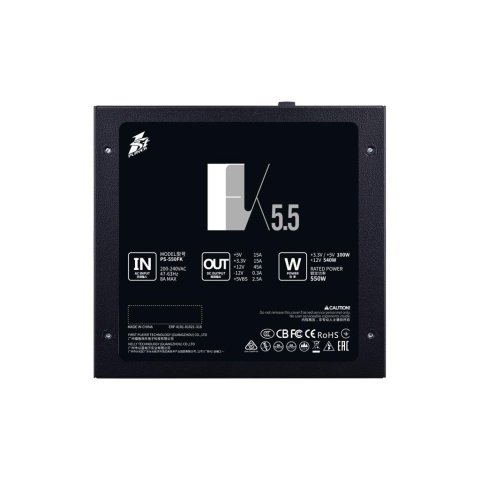 Блок питания 1stPlayer 550W (FK-550-BK-EU) - Нулевой остаток (Feed)  - Нулевой остаток (Feed) 