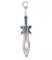 Брелок DOTA 2 Butterfly Sword Дота 2 меч метал колір срібло 6 см. -   -  
