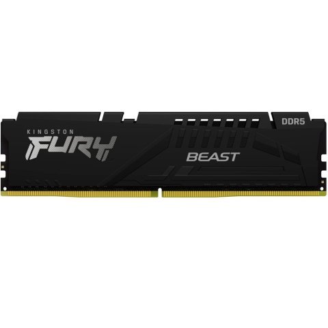 Модуль памяти для компьютера DDR5 32GB 5200 MHz Fury Beast Black Kingston Fury (ex.HyperX) (KF552C40BB-32) - Нулевой остаток (Feed)  - Нулевой остаток (Feed)