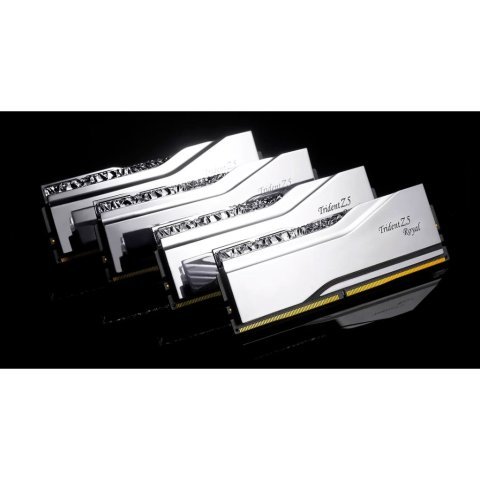 Модуль памяти для компьютера DDR5 32GB (2x16GB) 7200 MHz Trident Z5 Royal Silver G.Skill (F5-7200J3445G16GX2-TR5S) - Нулевой остаток (Feed)  - Нулевой остаток (Feed)