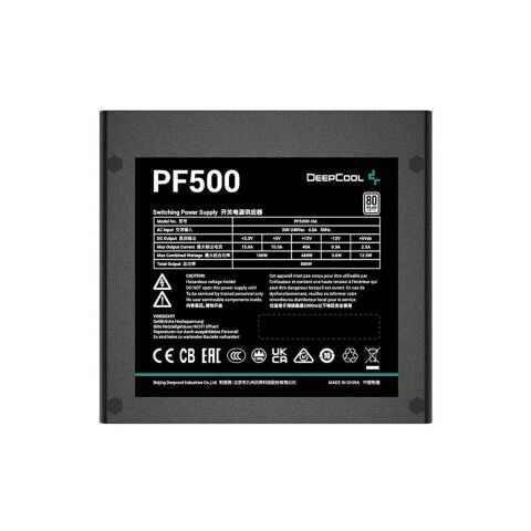 Блок питания Deepcool 500W PF500 (R-PF500D-HA0B-EU) - Нулевой остаток (Feed)  - Нулевой остаток (Feed) 