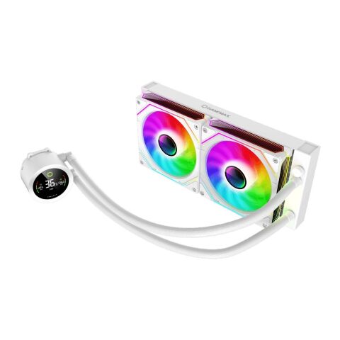 Система жидкостного охлаждения Gamemax IceBurg 240 Digital WH - Нулевой остаток (Feed)  - Нулевой остаток (Feed) 