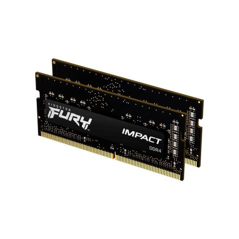 Модуль памяти для ноутбука SoDIMM DDR4 16GB (2x8GB) 3200 MHz Fury Impact Kingston Fury (ex.HyperX) (KF432S20IBK2/16) - Нулевой остаток (Feed) - Нулевой остаток (Feed)