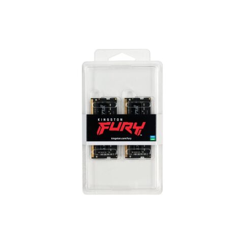 Модуль памяти для ноутбука SoDIMM DDR4 16GB (2x8GB) 3200 MHz Fury Impact Kingston Fury (ex.HyperX) (KF432S20IBK2/16) - Нулевой остаток (Feed) - Нулевой остаток (Feed)