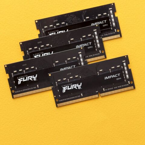 Модуль памяти для ноутбука SoDIMM DDR4 16GB (2x8GB) 3200 MHz Fury Impact Kingston Fury (ex.HyperX) (KF432S20IBK2/16) - Нулевой остаток (Feed) - Нулевой остаток (Feed)