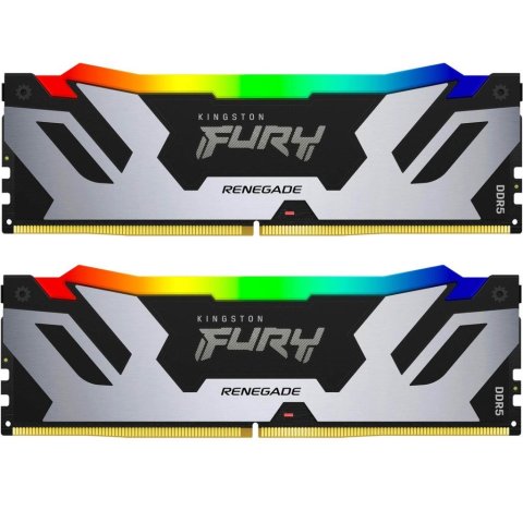 Модуль памяти для компьютера DDR5 32GB (2x16GB) 7600 MHz Renegade RGB XMP Kingston Fury (ex.HyperX) (KF576C38RSAK2-32) - Модули памяти для компьютера  - Модули памяти для компьютера 