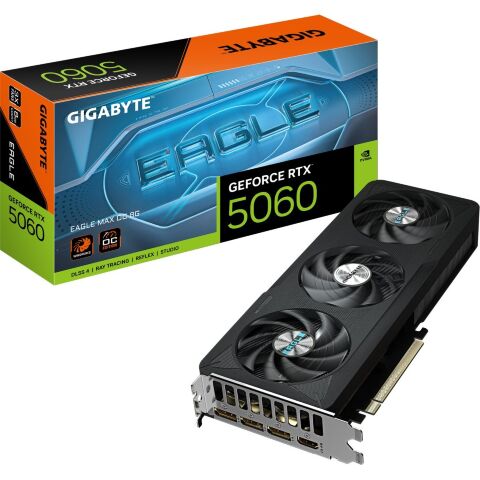 Видеокарта GIGABYTE GeForce RTX5060 8Gb EAGLE MAX OC (GV-N5060EAGLEMAX OC-8GD) - Видеокарты - Видеокарты