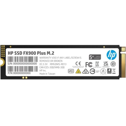 Накопитель SSD M.2 2280 1TB FX900 Plus HP (7F617AA) - Нулевой остаток (Feed) - Нулевой остаток (Feed)