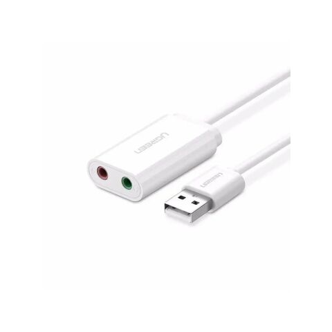 Звуковая плата Ugreen US205 white (30143) - Звуковые платы - Звуковые платы