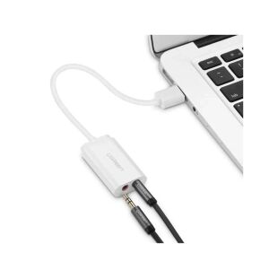 Звуковая плата Ugreen US205 white (30143)