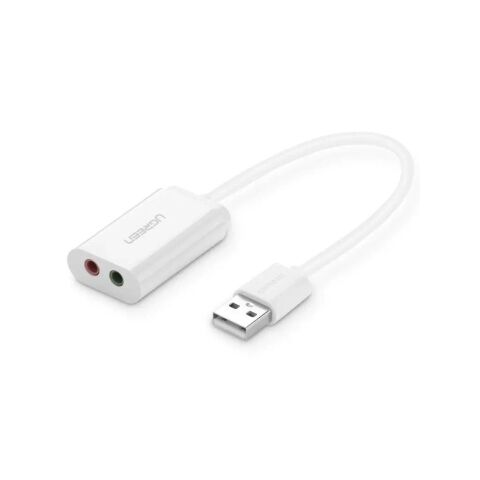 Звуковая плата Ugreen US205 white (30143) - Звуковые платы - Звуковые платы