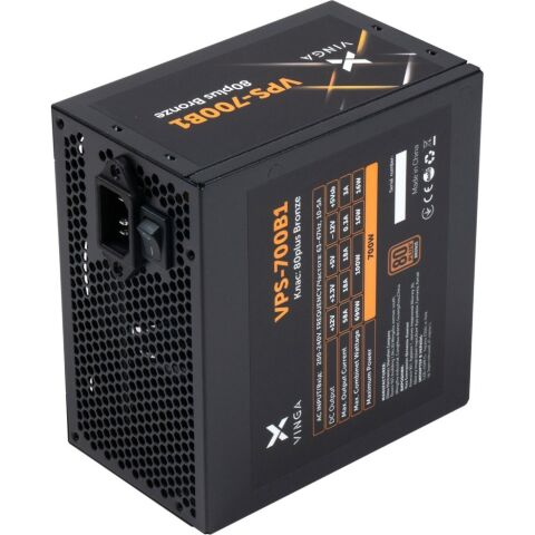 Блок питания Vinga 700W (VPS-700B1) - Нулевой остаток (Feed)  - Нулевой остаток (Feed) 