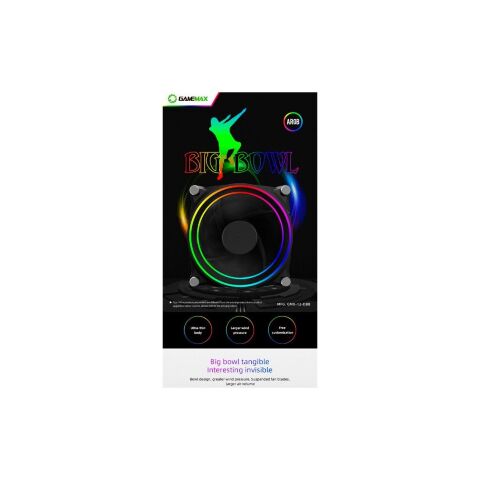 Кулер для корпуса Gamemax GMX-12-DBB - Нулевой остаток (Feed)  - Нулевой остаток (Feed) 