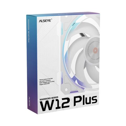 Кулер для корпуса Alseye W12-Plus-W ((Forward Blades) (AS.04.07.0067) - Вентиляторы к корпусам  - Вентиляторы к корпусам 