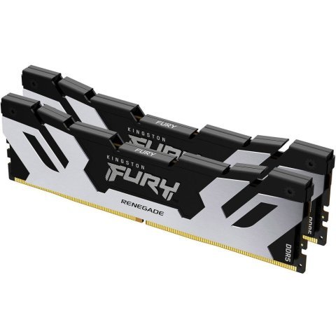 Модуль памяти для компьютера DDR5 32GB (2x16GB) 8000 MHz Renegade Silver XMP Kingston Fury (ex.HyperX) (KF580C38RSK2-32) - Нулевой остаток (Feed)  - Нулевой остаток (Feed)