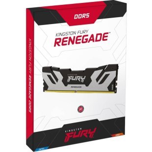 Модуль памяти для компьютера DDR5 32GB (2x16GB) 8000 MHz Renegade Silver XMP Kingston Fury (ex.HyperX) (KF580C38RSK2-32)