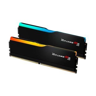 Модуль памяти для компьютера DDR5 32GB (2x16GB) 6000 MHz Ripjaws M5 RGB Matte Black G.Skill (F5-6000J3238F16GX2-RM5RK)