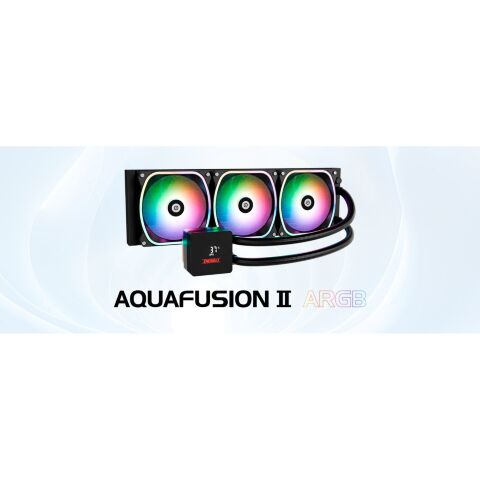 Система жидкостного охлаждения Enermax Aquafusion II 360 ARGB (ELC-AQFS360-SQA) - Нулевой остаток (Feed)  - Нулевой остаток (Feed) 