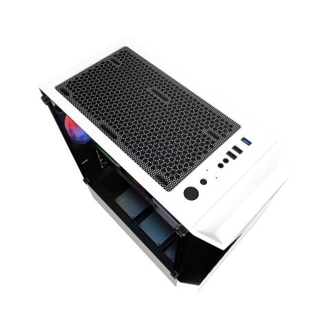 Корпус для ПК 1stPlayer F3-A-WH-4F1 - Нулевой остаток (Feed)  - Нулевой остаток (Feed) 