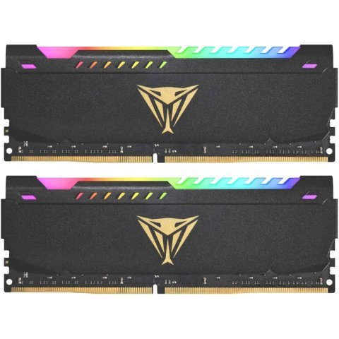 Модуль памяти для компьютера DDR4 64GB (2x32GB) 3200 MHz Viper Steel RGB Patriot (PVSR464G320C8K) - Нулевой остаток (Feed)  - Нулевой остаток (Feed) 