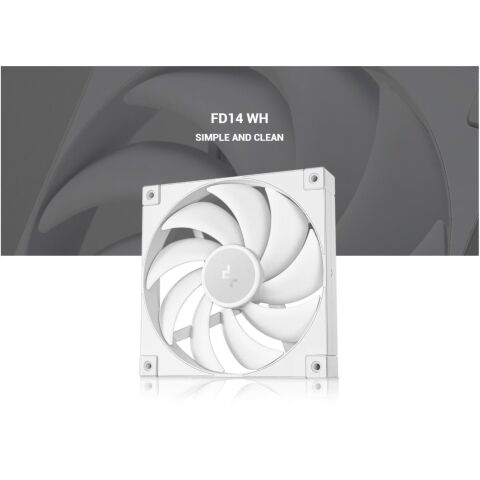 Кулер для корпуса Deepcool FD14 WH - Нулевой остаток (Feed) - Нулевой остаток (Feed)