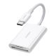 Считыватель флеш-карт Ugreen USB-C 3.1 to TF/SD CM265 White (35506) - Кардридеры  - Кардридеры 
