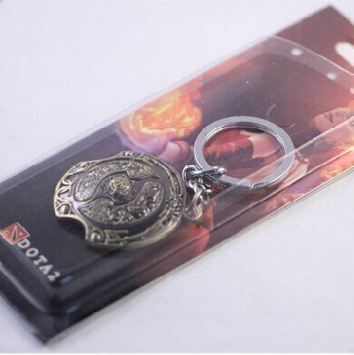 Брелок Dota 2 shield Дота 2 (колір сірий) - Брелки - Брелки