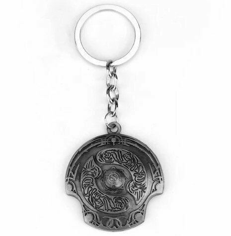 Брелок Dota 2 shield Дота 2 (колір сірий) - Брелки - Брелки