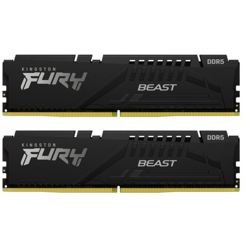Модуль памяти для компьютера DDR5 64GB (2x32GB) 5600 MHz Beast EXPO Black Kingston Fury (ex.HyperX) (KF556C40BB2K2-64) - Нулевой остаток (Feed) - Нулевой остаток (Feed)