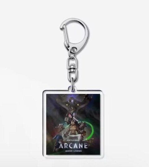 Брелок League Of Legends Arcane Anime Acrylic keychain Лига Легенд 5 - -