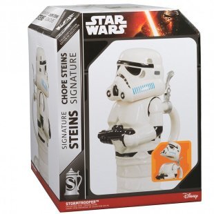 Кружка коллекционная SignatureSteins Star Wars Stormtrooper Stein Звёздные войны Штурмовик 650 мл.