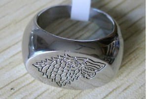 Кольцо Game of Thrones Stark wolf Ring