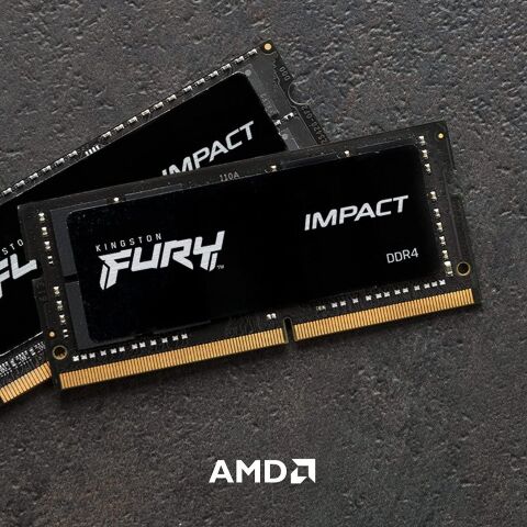 Модуль памяти для ноутбука SoDIMM DDR4 16GB 3200 MHz Impact Kingston Fury (ex.HyperX) (KF432S20IB/16) - Модули памяти к ноутбукам - Модули памяти к ноутбукам