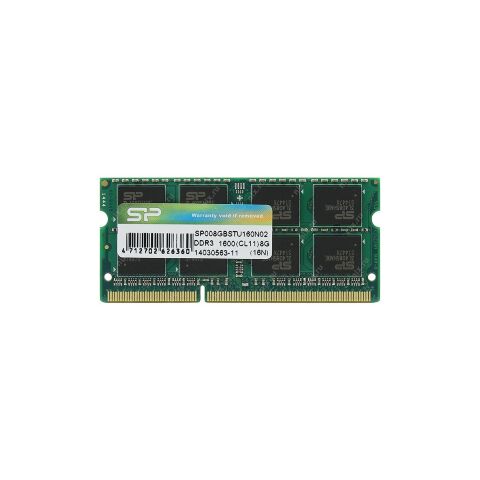 Модуль памяти для ноутбука SoDIMM DDR3 8GB 1600 MHz Silicon Power (SP008GBSTU160N02) - Модули памяти к ноутбукам - Модули памяти к ноутбукам