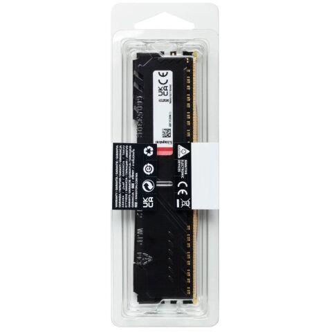 Модуль памяти для компьютера DDR4 16GB 3200 MHz Beast Black Kingston Fury (ex.HyperX) (KF432C16BB1/16WP) - Нулевой остаток (Feed)  - Нулевой остаток (Feed) 
