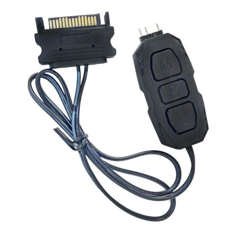 Модуль управления подсветкой Zezzio Контролер керування Zezzio ARGB 3-Pin 5V/SATA (Zezzio ARGB controller Sata) (Zezzio ARGB 3-Pin 5V/SATA) - Акссесуары к системам охлаждения - Акссесуары к системам охлаждения