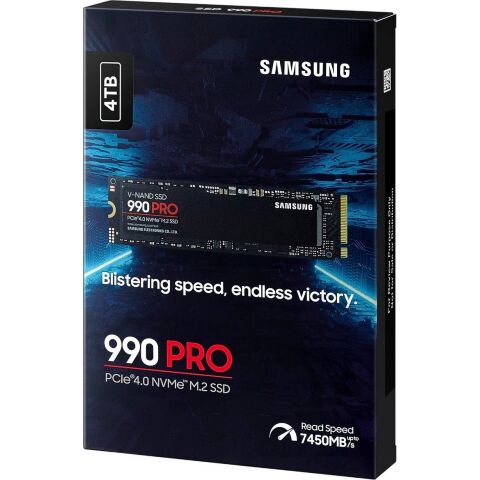 Накопитель SSD M.2 2280 4TB 990 PRO Samsung (MZ-V9P4T0BW) - Нулевой остаток (Feed) - Нулевой остаток (Feed)