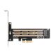 Контроллер Dynamode M.2 SSD NVMe M-Key to PCI-E 3.0 x4/ x8/ x16, full profile br (PCI-Ex4- M.2 M-key) - Контроллеры ExpressCard - Контроллеры ExpressCard