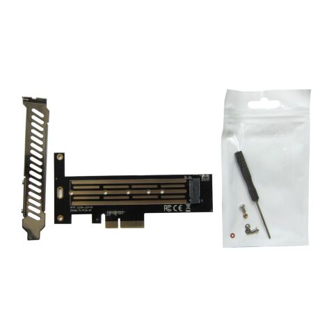 Контроллер Dynamode M.2 SSD NVMe M-Key to PCI-E 3.0 x4/ x8/ x16, full profile br (PCI-Ex4- M.2 M-key) - Контроллеры ExpressCard - Контроллеры ExpressCard