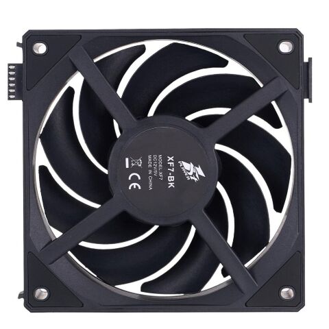Кулер для корпуса 1stPlayer XF7 Black (XF7-BK-1IN1) - Вентиляторы к корпусам  - Вентиляторы к корпусам 