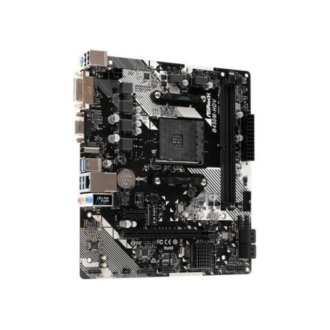 Материнская плата ASRock B450M-HDV R4.0 - Нулевой остаток (Feed) - Нулевой остаток (Feed)