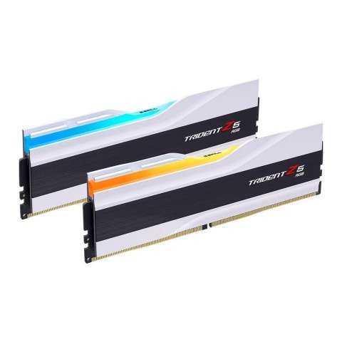Модуль памяти для компьютера DDR5 64GB (2x32GB) 6400 MHz Trident Z5 RGB Matte White G.Skill (F5-6400J3239G32GX2-TZ5RW) - Нулевой остаток (Feed)  - Нулевой остаток (Feed)