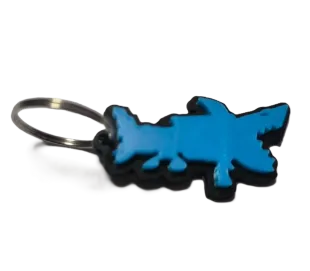 Брелок League of Legends Arcane Ліга Легенд Logo Keychain ABS пластик 4 см.