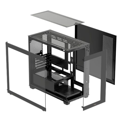 Корпус для ПК OCYPUS GAMMA C52 BK (GAMMA-C52-BKD000XX-GL) - Нулевой остаток (Feed) - Нулевой остаток (Feed)