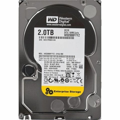 Жесткий диск 3.5" 2TB WD (WD2000FYYZ) - Нулевой остаток (Feed)  - Нулевой остаток (Feed) 