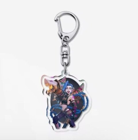 Брелок League Of Legends Arcane Jinx Anime Acrylic keychain Лига Легенд Джинкс 2 - -