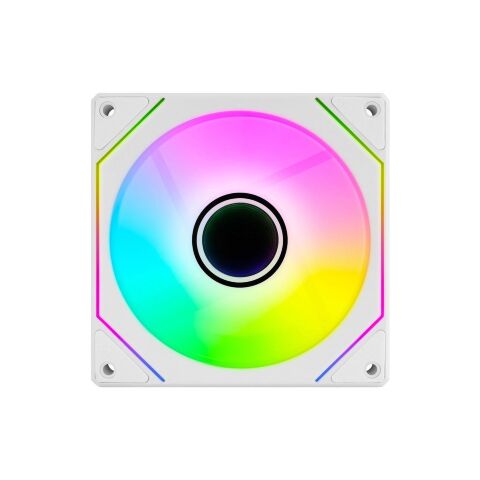 Кулер для корпуса AeroCool Phantom M-3 Reverse 12 PWM ARGB White (ACF3-MR11227.21) - Вентиляторы к корпусам  - Вентиляторы к корпусам 