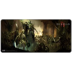 Коврик для мыши игровая поверхность Blizzard DIABLO IV 4 - Skeleton King (Диабло) XL (90*42 cm)